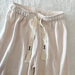 新品未使用　部屋着　上下セット　ワイドパンツ　ボアパーカー　セットアップの画像