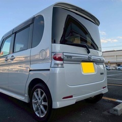 月々9千円〜分割可❗️車検2年付き！【名義変更代込み】広い車内！大人気‼️ダイハツ タントカスタム☆HDDナビ付き☆走行中DVD見れます☆純正アルミ☆事故修復歴無し☆電動スライドドア☆ドライブレコーダー☆そのまま乗って帰れます！の画像