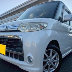 月々9千円〜分割可❗️車検2年付き！【名義変更代込み】広い車内！大人気‼️ダイハツ タントカスタム☆HDDナビ付き☆走行中DVD見れます☆純正アルミ☆事故修復歴無し☆電動スライドドア☆ドライブレコーダー☆そのまま乗って帰れます！の画像