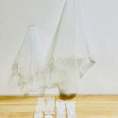 ウェディングベール＆グローブの画像