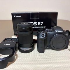 Canon EOS R7 RF-S18-150 IS STM レンズキット ブラック　ショット数3400 美品の画像