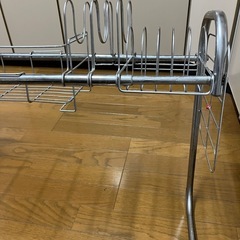 シンク上 水きりラック 伸縮可の画像