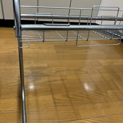 シンク上 水きりラック 伸縮可の画像