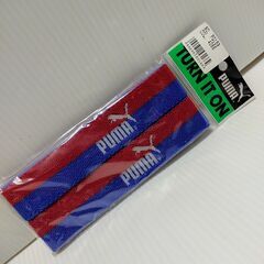 ◆PUMA プーマ｜サッカー用品 3点セット｜未使用ソックス｜未使用マジックテープバンド｜中古品レガース｜サッカー｜フットサルの画像