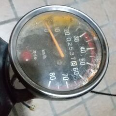 バイク用   スピードメーター80キロ   11月末迄の画像