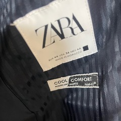 【ZARA】 ザラ　ジャケット　ベージュ テーラードジャケットサイズM ZARA ザラ ベージュ ジャケットの画像