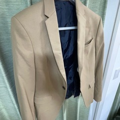 【ZARA】 ザラ　ジャケット　ベージュ テーラードジャケットサイズM ZARA ザラ ベージュ ジャケットの画像
