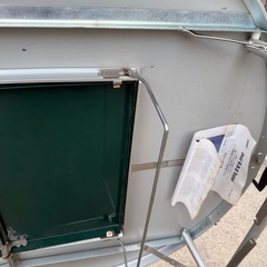 希少 コールマン オーバル BBQ テーブル Coleman コンロセットの画像