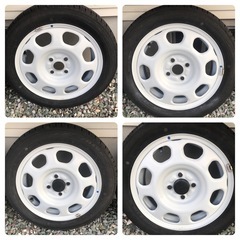 【美品】ハスラー15インチ純正ホイールタイヤセットの画像