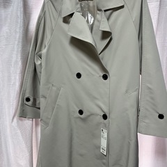 【断捨離中】GU/オーバーサイズトレンチコート/ナチュラル/Sサイズの画像