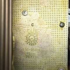 ドイツ製 HERMLE (ヘルムレ) 重錘式 ホールクロックの画像