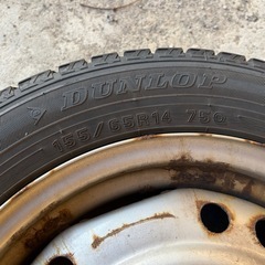 ジャンク  軽 スタッドレス155/65/R14の画像