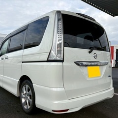 8人乗り☆ガソリン代 節約☆S-HYBRID入りました‼️25年式☆月々1.2万円〜分割払い可❗️車検2年付き！大人気☆ニッサン セレナ☆フリップダウンモニター付き☆Bluetooth対応ナビ☆走行中DVD見れます☆ETC☆便利なバックカメラ☆ドラレコ付きのフル装備☆電動スライドドア☆ウィンカーミラー☆フル装備☆事故修復歴無し☆車内広々三列シート‼️の画像
