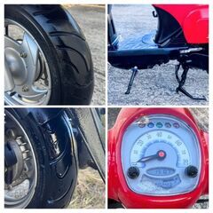 非常に良いエンジン。Kymco Mitch。50cc。バッテリーは新品。非常に速いバイク。サイドスタンド付き。走行距離20,243キロ。の画像