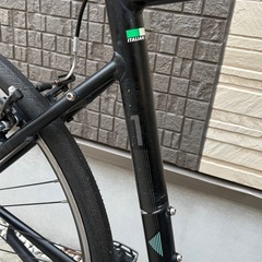 【整備済み】Bianchi ビアンキ c-sport マットブラック 新品部品 クロスバイクの画像