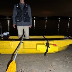 買ってすぐ乗れます！ ボートエース 25 2馬力エンジン　魚群探知機付き！の画像