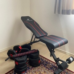 トレーニングベンチ&ダンベルSETの画像