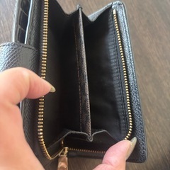 【中古】　coach 二つ折り財布の画像