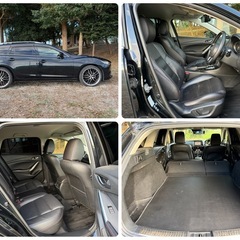 ⭕️ローン&クレジット決済OK⭕️◆車検R8年6月◆H25年アテンザワゴン◆純正ナビ◆本革シート◆自動ブレーキ◆前後ドラレコ◆の画像