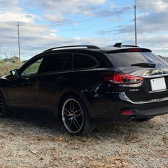 ⭕️ローン&クレジット決済OK⭕️◆車検R8年6月◆H25年アテンザワゴン◆純正ナビ◆本革シート◆自動ブレーキ◆前後ドラレコ◆の画像