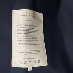 MACINTOSH ネイビー メンズトレンチコート　の画像