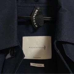 MACINTOSH ネイビー メンズトレンチコート　の画像