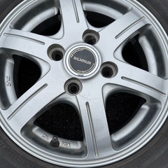 155／65／14アルミホィール　タイヤ4本セットの画像