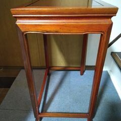 アンティーク調サイドテーブル　花台　置き台　ミニテーブルの画像