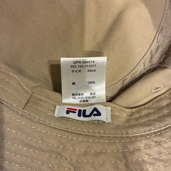 FILA フィラ バケットハット ベージュの画像