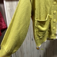 （🐻）アズノウアズ　厚手カーディガン　フリーサイズの画像