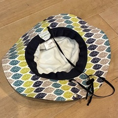 葉っぱ柄 サファリハット アドベンチャーハット マルチカラーの画像