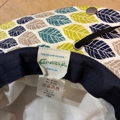 葉っぱ柄 サファリハット アドベンチャーハット マルチカラーの画像