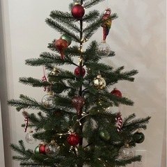 美品！！【IKEA】クリスマスツリー150cmの画像