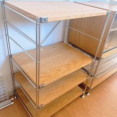 無印良品 ステンレスユニットシェルフの画像