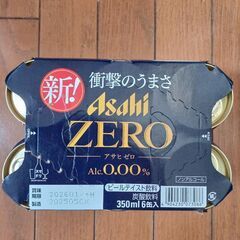 アサヒ　ゼロ　350ml　６本セット🍺の画像