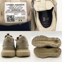 [未使用] アンダーアーマー × BEAUTY&YOUTH UA Infinite MVMNT インフィニット ムーブメント 27cm ベージュ 6000335-203 メンズ ローカットスニーカーの画像