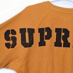 シュプリーム Stencil Thermal Tシャツ S オレンジ メンズ Supreme 24F/Wの画像