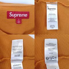 シュプリーム Stencil Thermal Tシャツ S オレンジ メンズ Supreme 24F/Wの画像