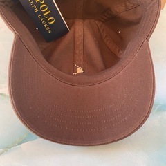 レア　ポロラルフローレン キャップ ブラウン　帽子の画像