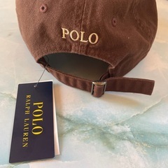 レア　ポロラルフローレン キャップ ブラウン　帽子の画像