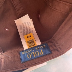 レア　ポロラルフローレン キャップ ブラウン　帽子の画像