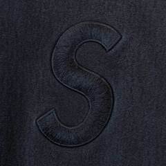 シュプリーム 17AW S ロゴ フーディー M ブラック メンズ Supremeの画像