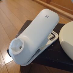 コンパクトファン　サーキュレーター　プラスマイナス　扇風機　小型　白色の画像