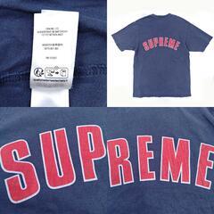 シュプリーム Cracked Arc S/S Top Tシャツ S Navy メンズ Supremeの画像