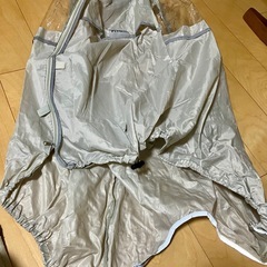 自転車子供乗せ　後ろ　レインカバーの画像