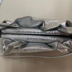 シルバー トートバッグ & ショルダーバッグ セットの画像