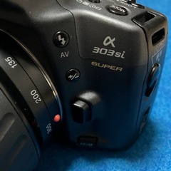 MINOLTA一眼レフフィルムカメラα303si SUPER現状品ジャンク品扱いの画像