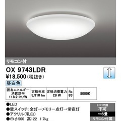 【決定】リモコン付き LED照明の画像