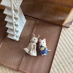 シルバニア セット 人形 赤い屋根の大きなお家の画像