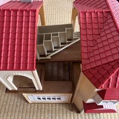 シルバニア セット 人形 赤い屋根の大きなお家の画像